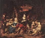 EECKHOUT, Gerbrand van den Portrait of a Family fg Spain oil painting reproduction